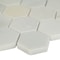 Msi Arabescato Carrara SAMPLE Honed Marble Mesh-Mounted Mosaic Tile ZOR-MD-0476-SAM - alternate 2